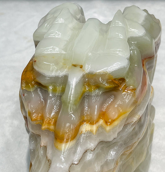 Afghan jade big carving goat head