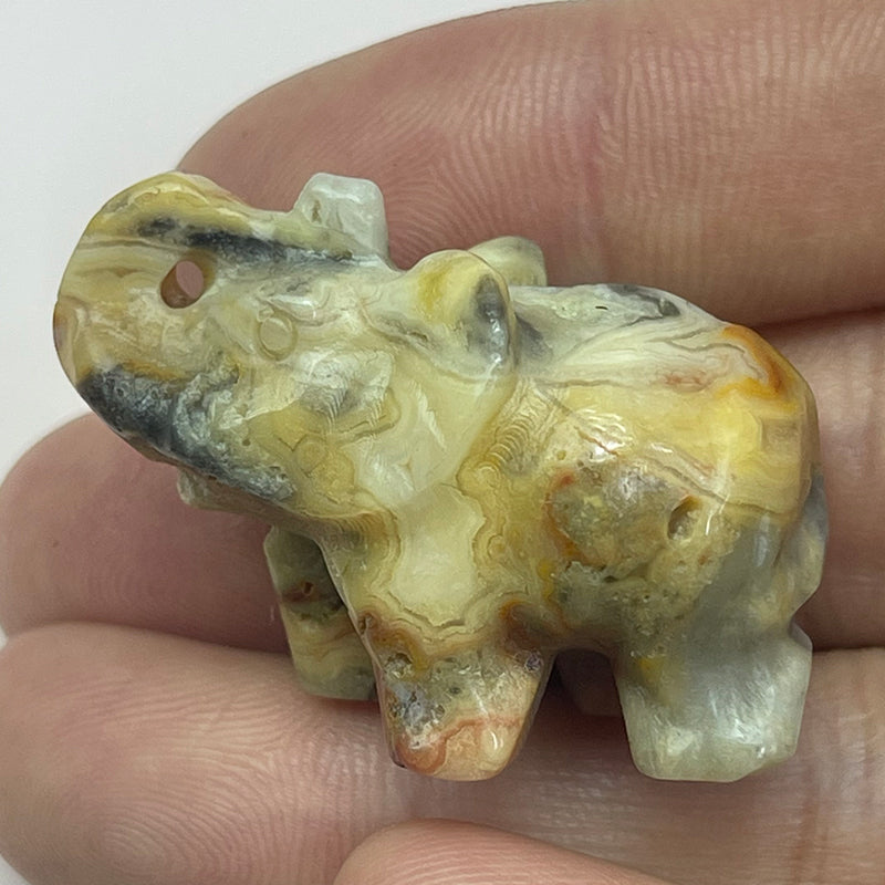 动物雕刻件 天然水晶 卡通 狗 猫 鸡鸭 动漫 大象