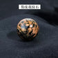 天然水晶黄白粉水晶球无孔圆珠diy饰品配件散珠风水球家居摆件2cm