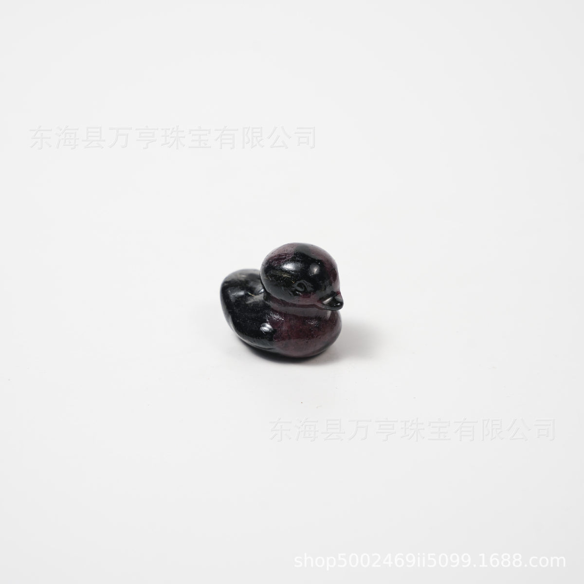 25mm水晶鸭子雕刻件天然水晶原石半宝石动物矿标批发Crystal Duck