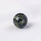 天然水晶黄白粉水晶球无孔圆珠diy饰品配件散珠风水球家居摆件2cm