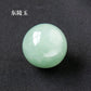 天然水晶黄白粉水晶球无孔圆珠diy饰品配件散珠风水球家居摆件2cm