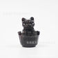 竹楼猫天然水晶猫咪半宝石小猫雕刻件水晶创意收藏跨境源头批发