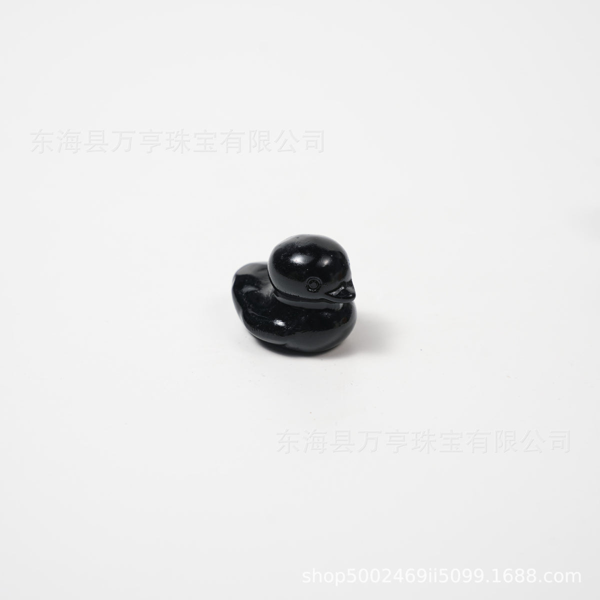25mm水晶鸭子雕刻件天然水晶原石半宝石动物矿标批发Crystal Duck
