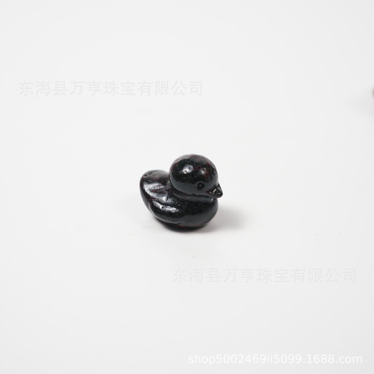 25mm水晶鸭子雕刻件天然水晶原石半宝石动物矿标批发Crystal Duck