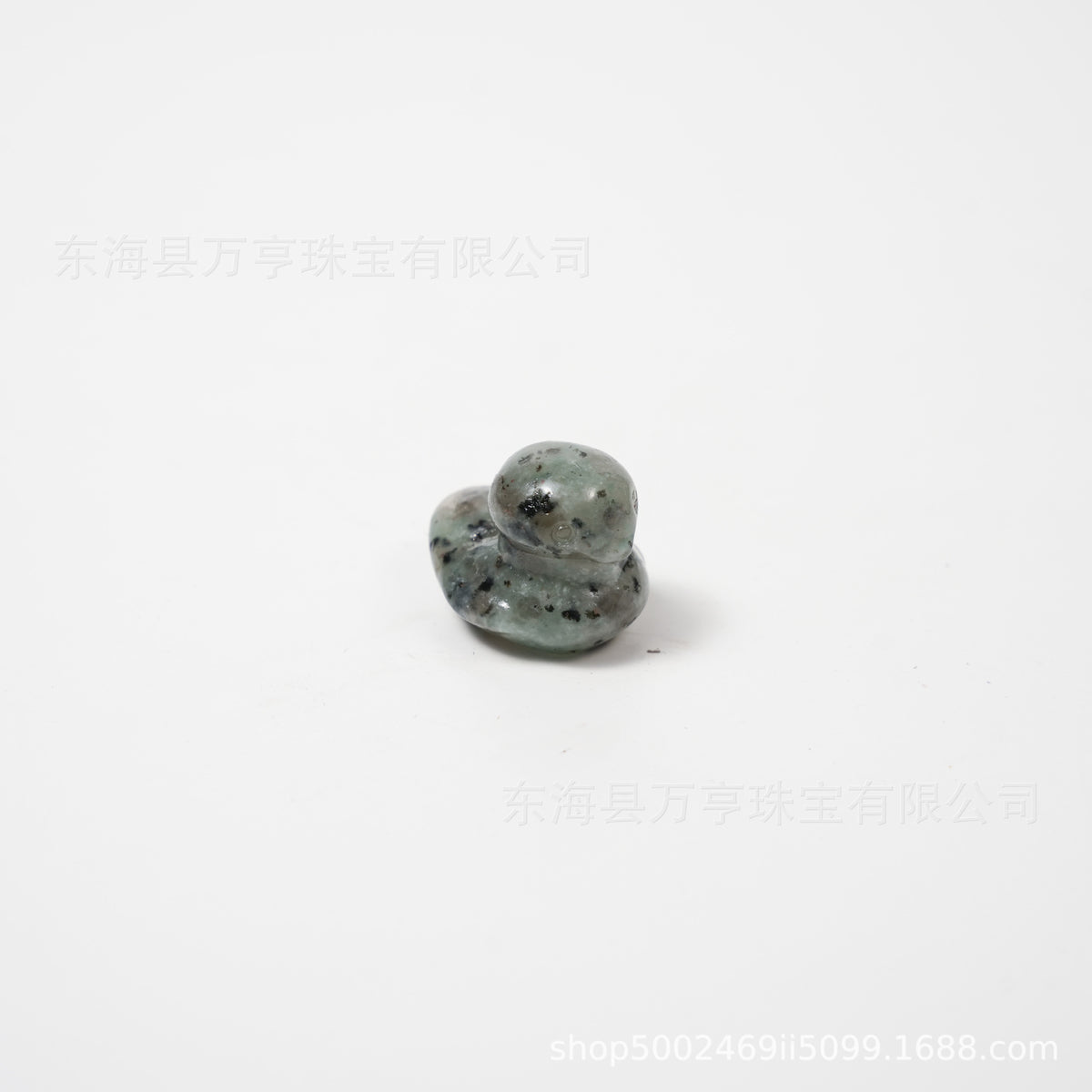 25mm水晶鸭子雕刻件天然水晶原石半宝石动物矿标批发Crystal Duck
