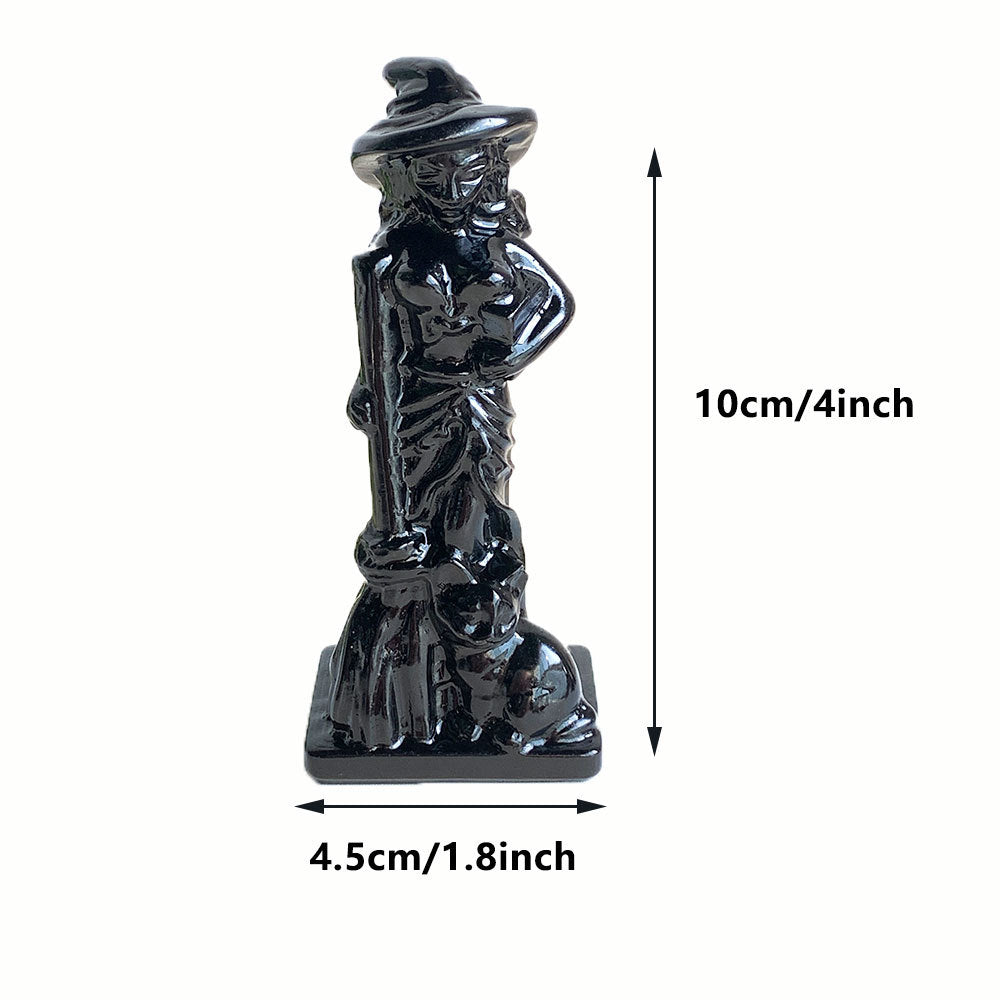 现货批发天然水晶女巫雕刻摆件书房家居不规则装饰水晶工艺品批发