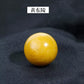 天然水晶黄白粉水晶球无孔圆珠diy饰品配件散珠风水球家居摆件2cm