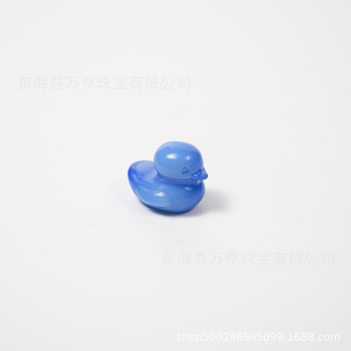 25mm水晶鸭子雕刻件天然水晶原石半宝石动物矿标批发Crystal Duck